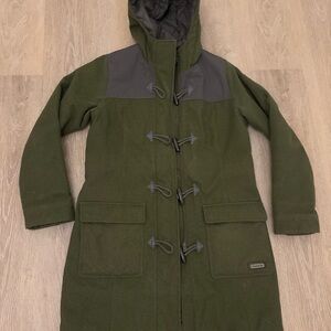 Merrell Select Dry Duffle Coat Parka Women’s Medium Olive Green Hike Mountain